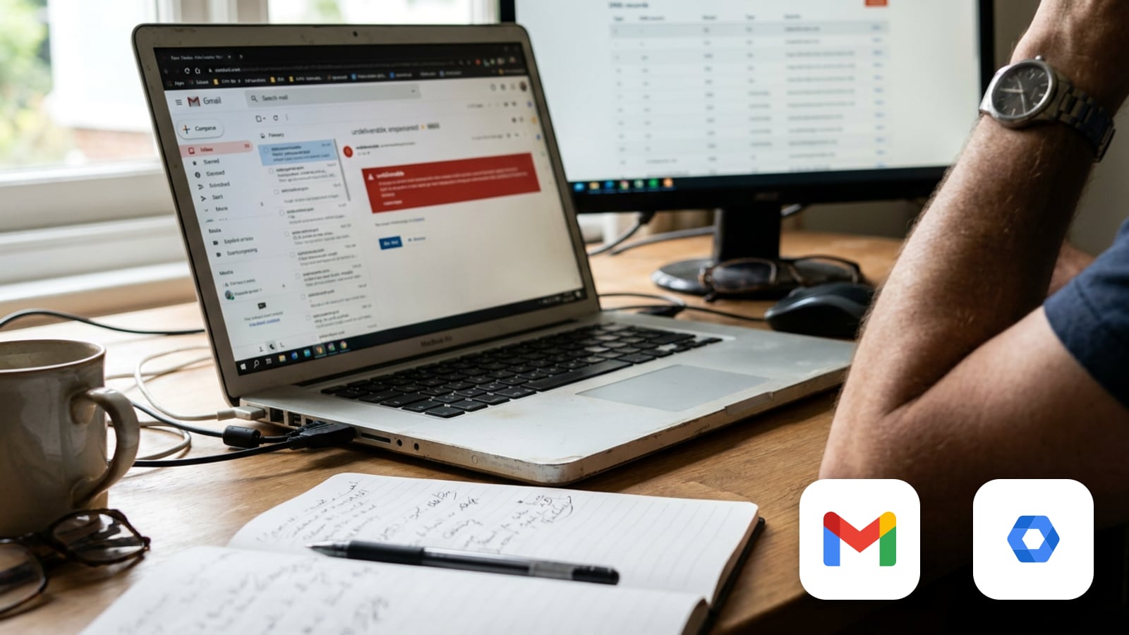 Gmail 550 5.7.26 "unauthenticated email": the exact cause and the fix