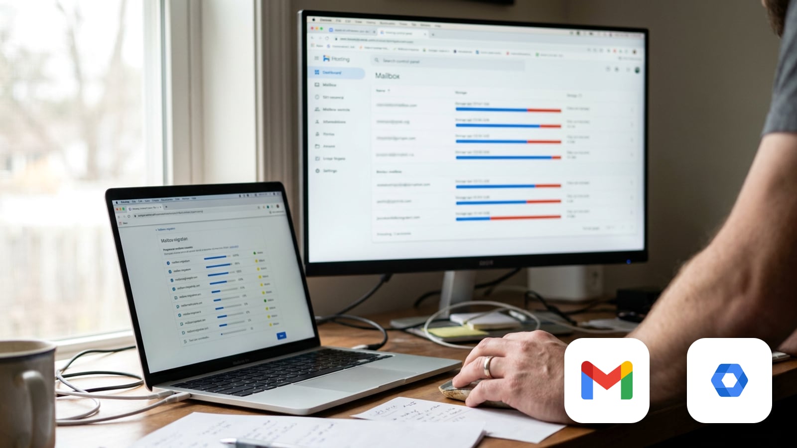 Migrar el correo de cPanel u hosting compartido a Google Workspace sin perder mensajes